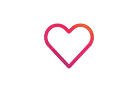 Colorful heart icon